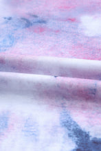 Multicolor Kangaroo Pocket Pullover Tie-dye Hoodie
