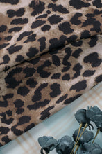 Leopard Print Patchwork Pocket Cardigan