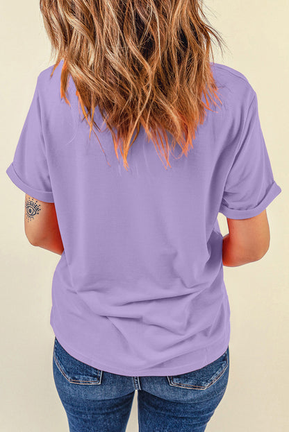 Wisteria Craw Fish Season Graphic Short Sleeve Top