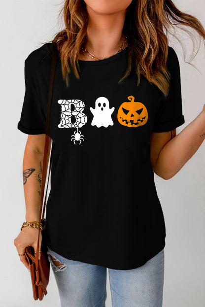 T-shirt à manches courtes avec imprimé graphique « It's Spooky Season »