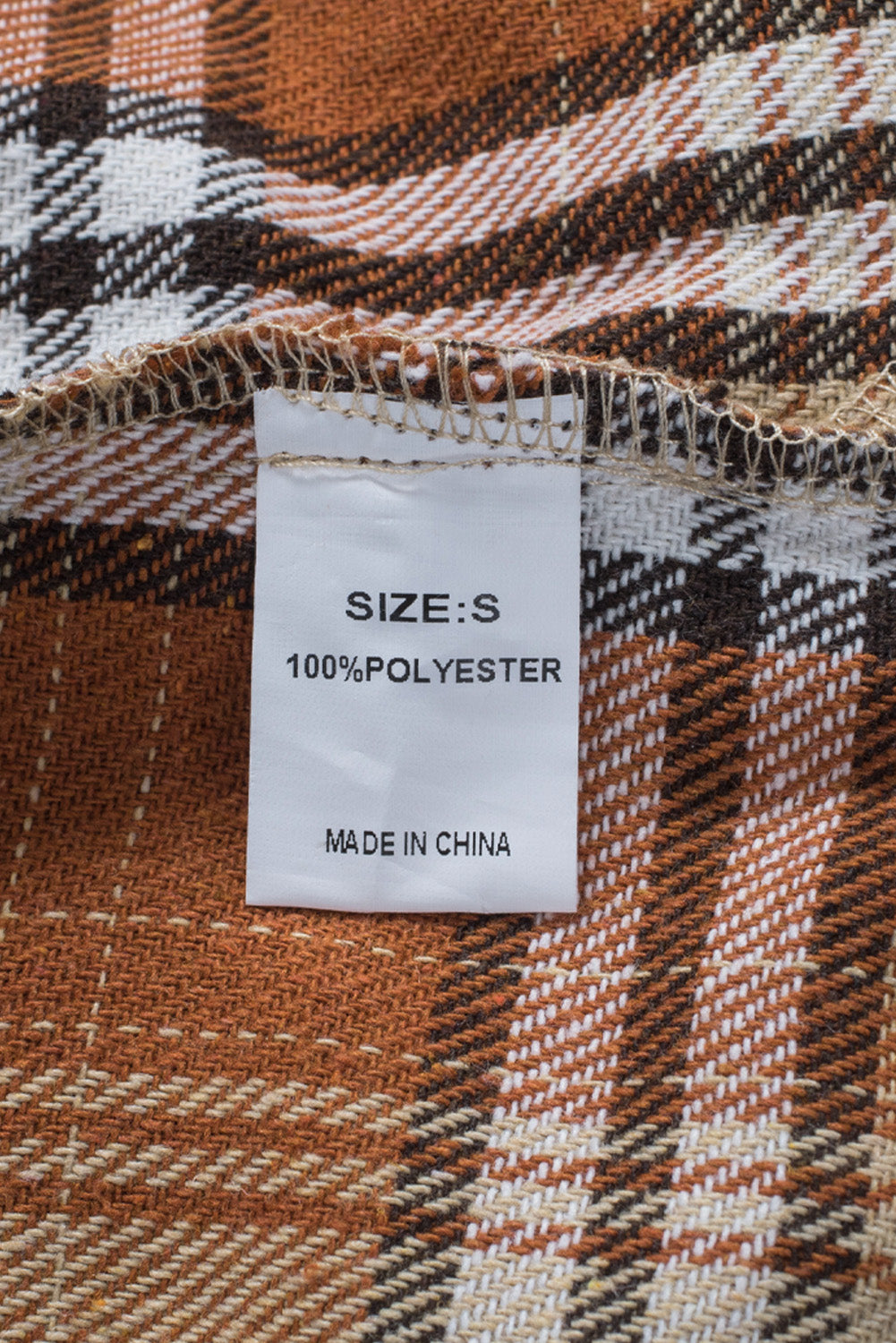 Chaqueta estilo camisa con patchwork en bloques de color a cuadros y bolsillo 