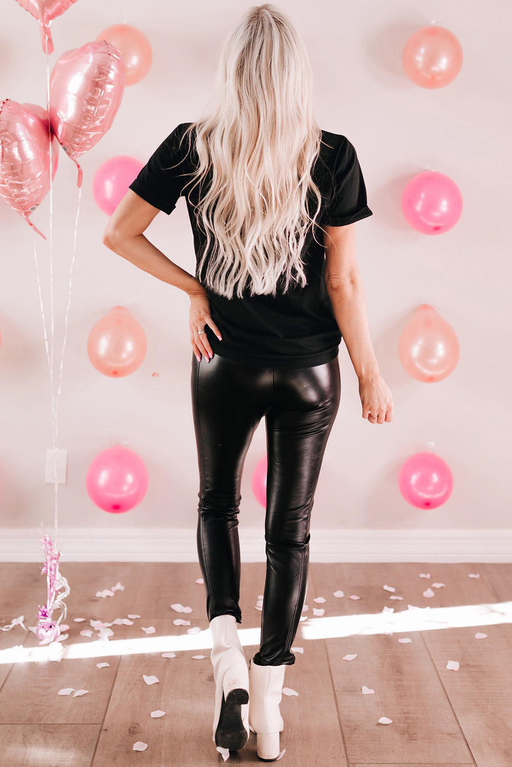 T-shirt à manches courtes avec imprimé graphique Santa Squad