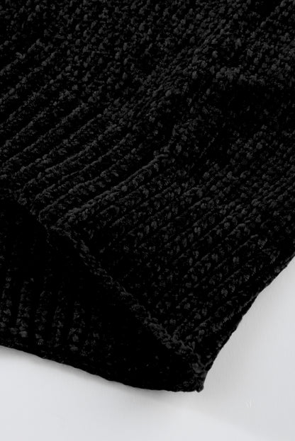 Cardigan gris à poches sur le devant et boutons 