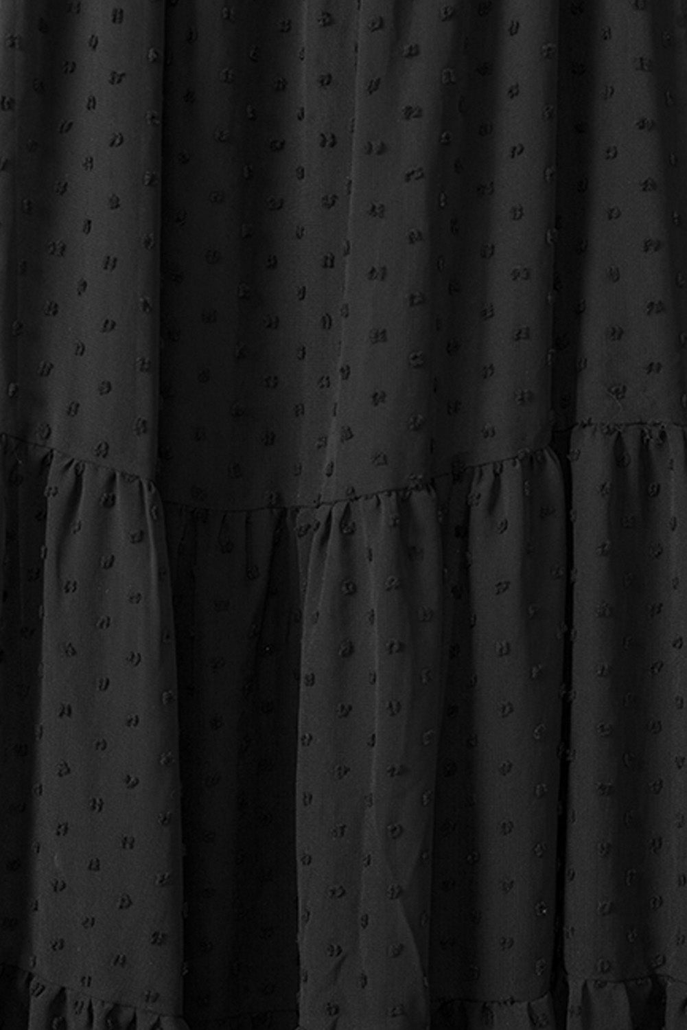 Yellow Yellow Off Shoulder Ruffle Swiss Dot Maxi Dress