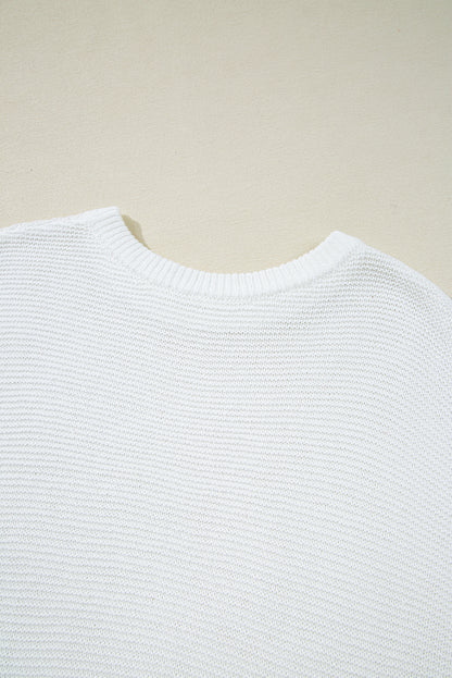 Pull-over Jet Stream uni avec fentes latérales