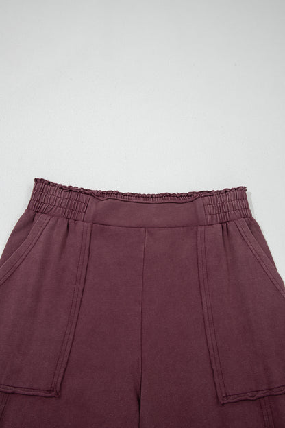 Mineral Red Mineral Wash Cargo Patched Pocket Utility Sweatpants