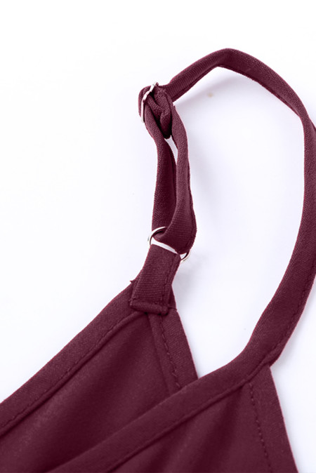 Spaghetti Strap Buttoned Tank Top