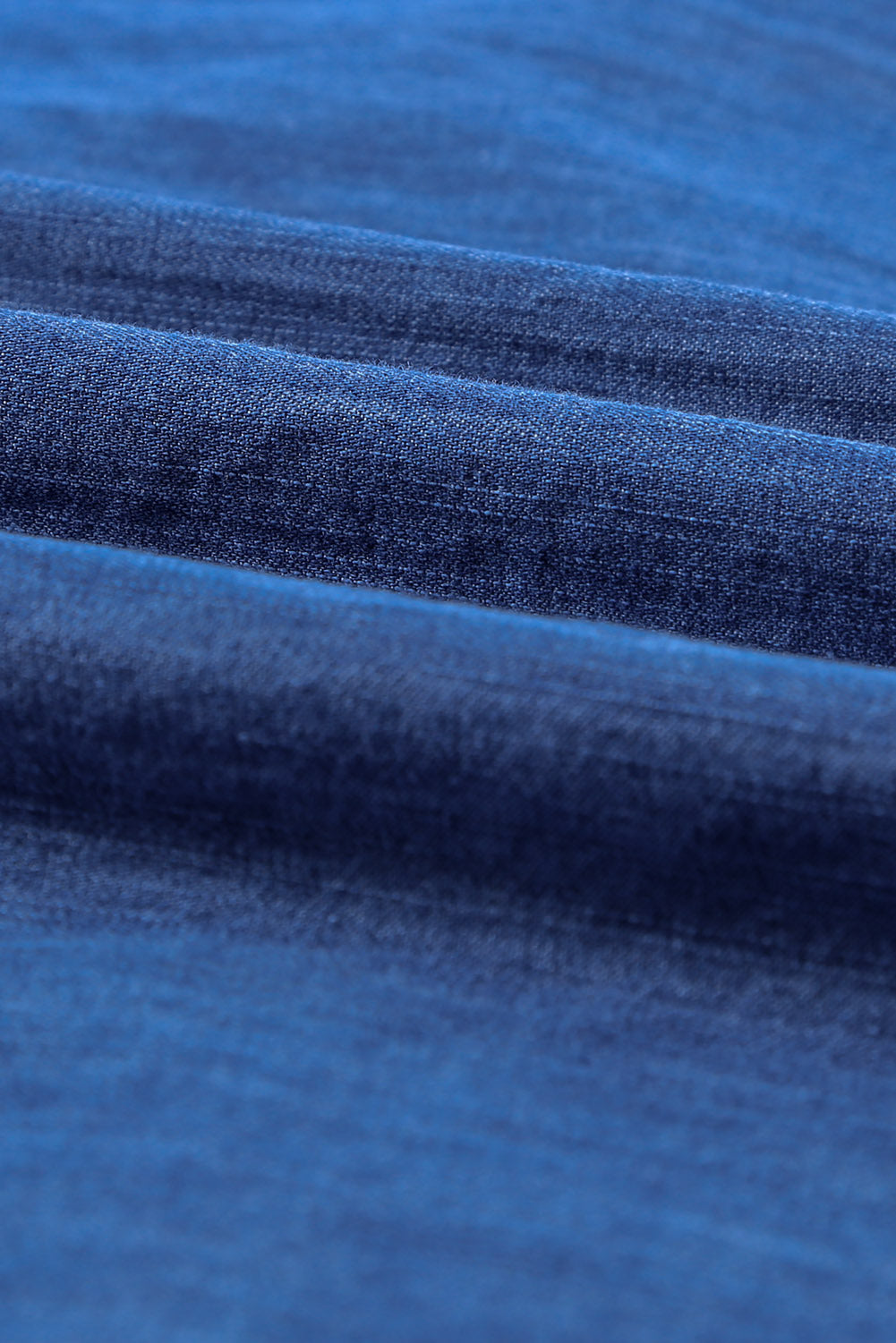 Chemise en jean à manches courtes et col rabattu 