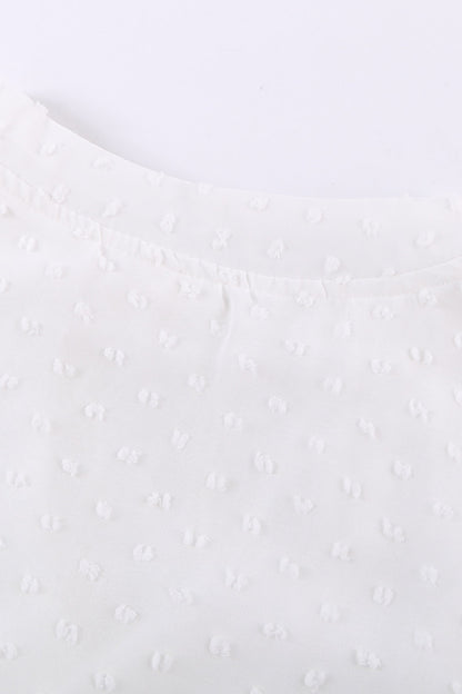 Swiss Dot Tiered Babydoll Mini Dress