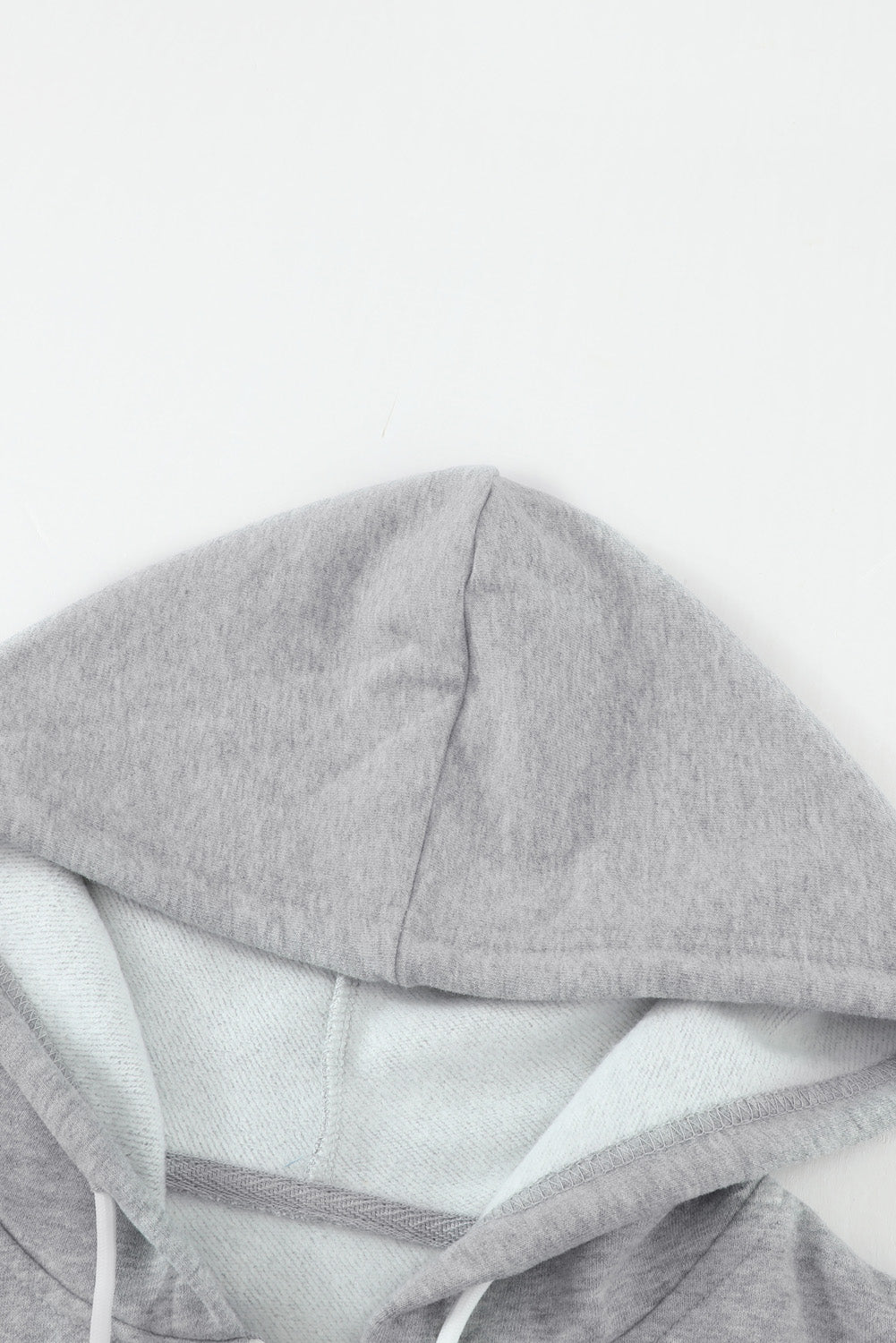 Sweat à capuche à manches longues et demi-fermeture éclair avec poche 