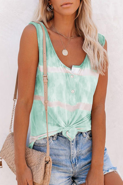 Tie-dye Print Tank Top