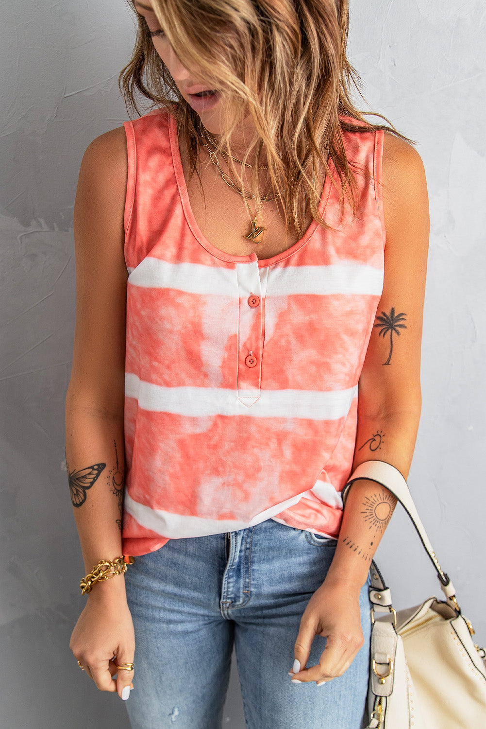 Tie-dye Print Tank Top
