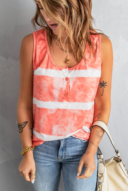 Tie-dye Print Tank Top