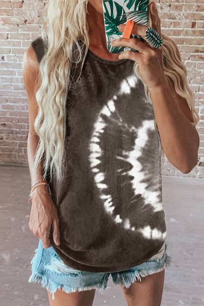 Camiseta sin mangas tie-dye