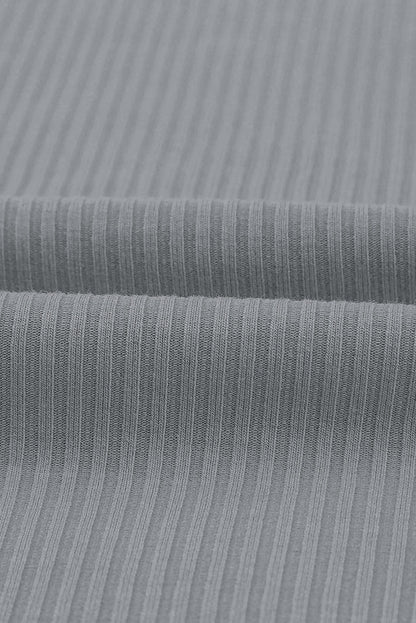 Lace Sleeve Ribbed Bodycon Dress