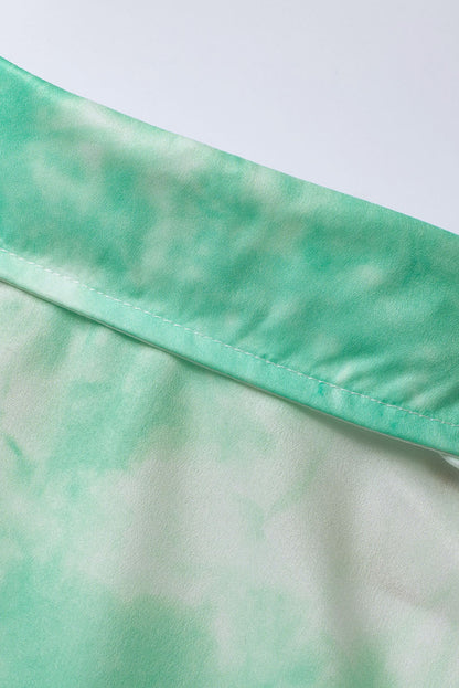 Whirlwind Tie Dye Button Shirt with Pocket