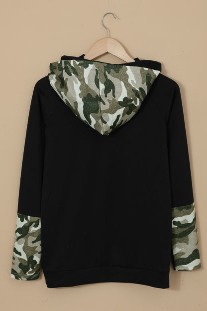 Sweat à capuche avec trou pour le pouce Double Hoods