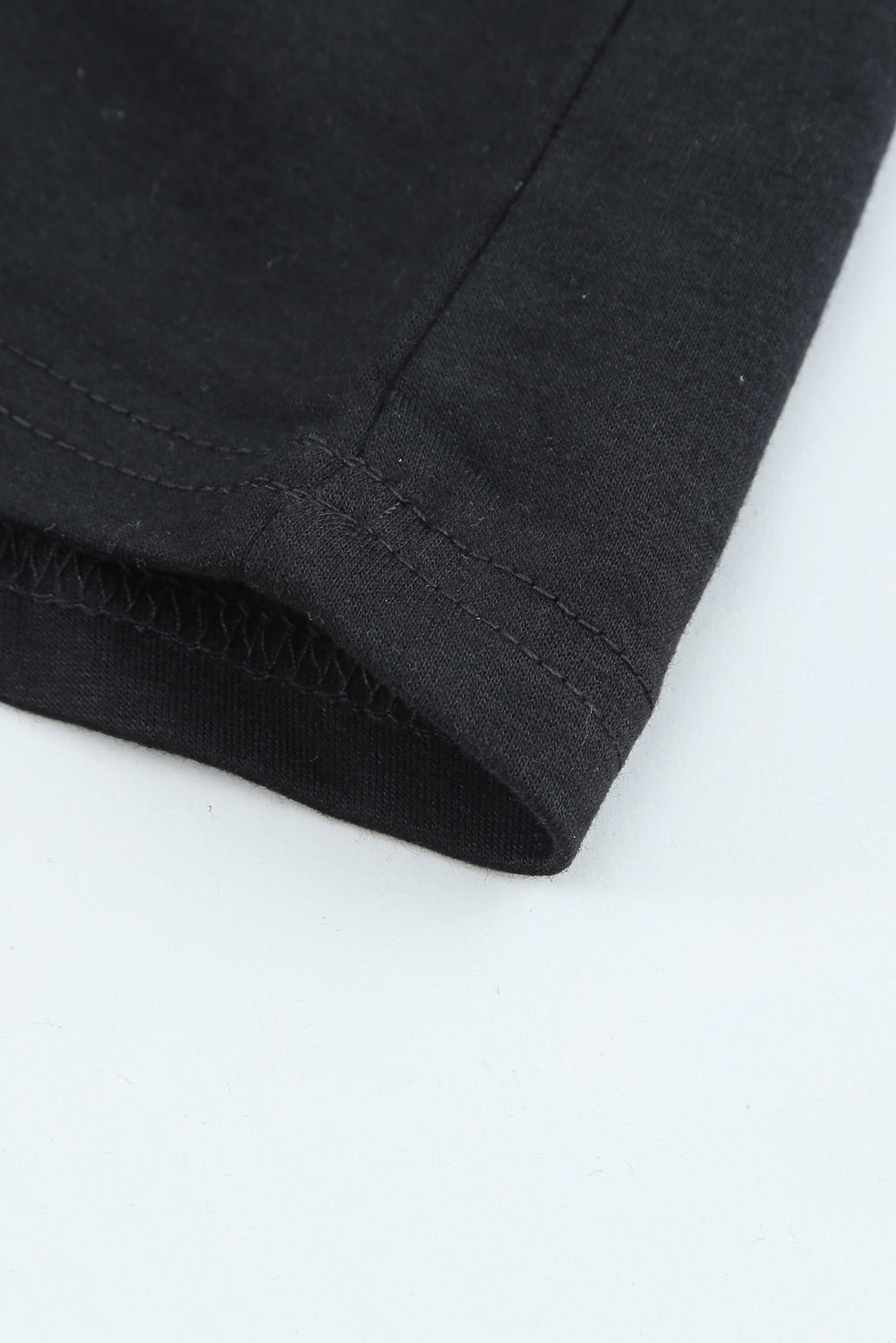 Sweat-shirt ras du cou uni coupe décontractée 