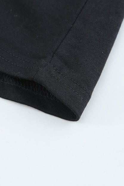 Sweat-shirt ras du cou uni coupe décontractée 