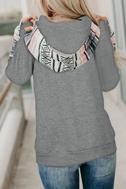 Sweat à capuche avec trou pour le pouce Double Hoods