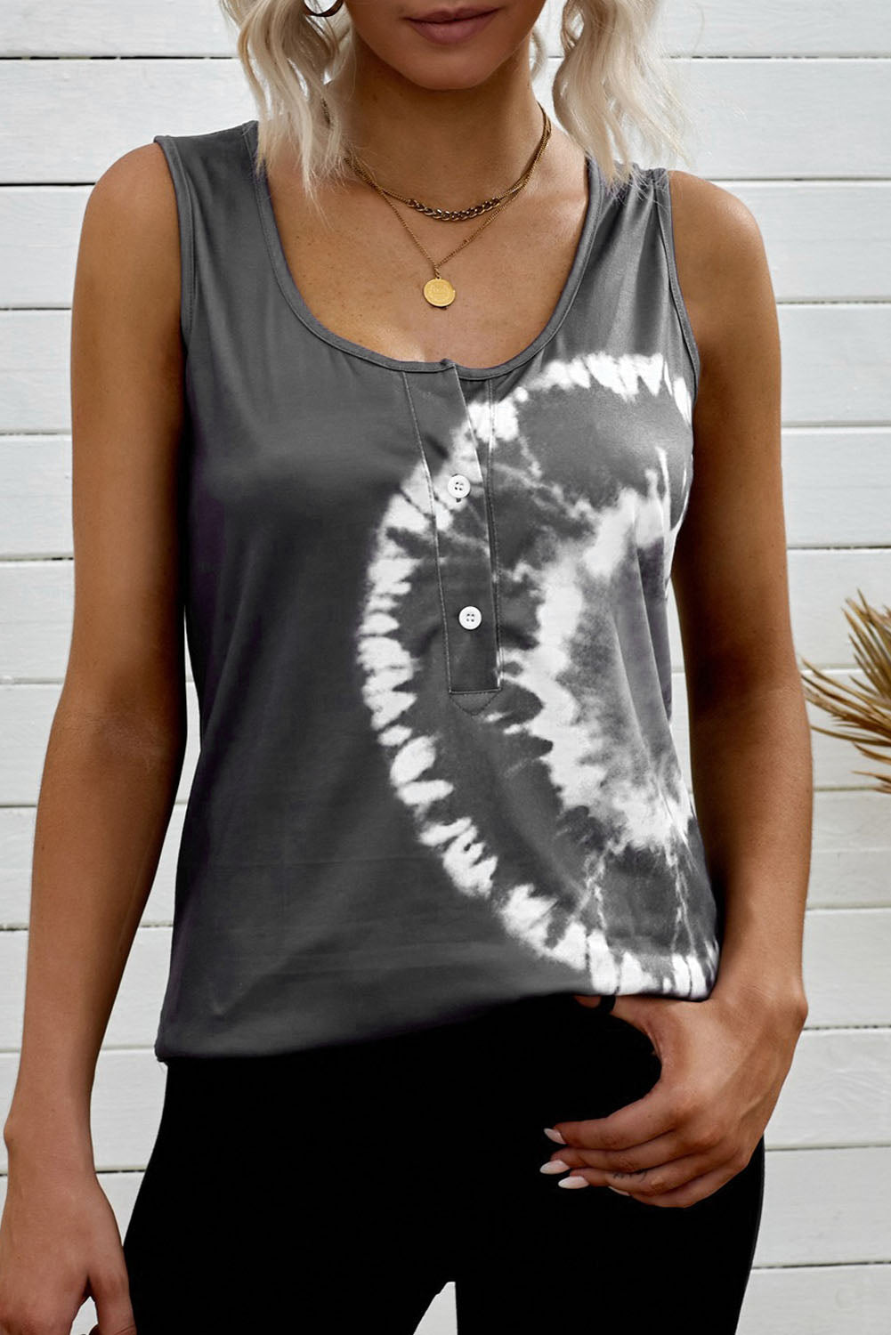 Tie-dye Print Tank Top