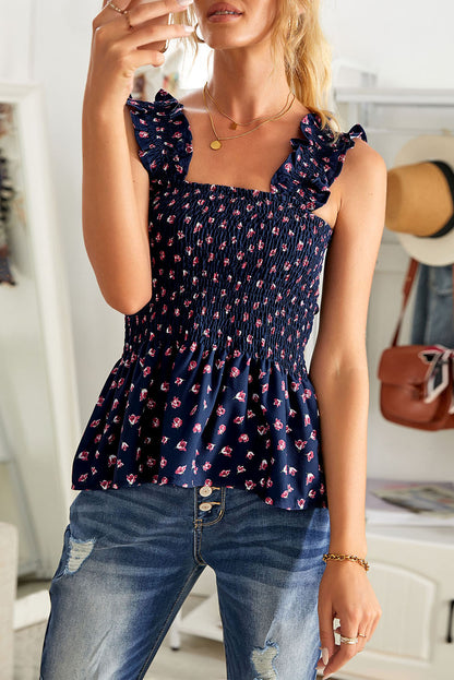 Floral Smock Tank