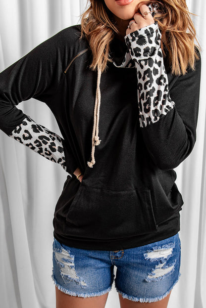 Sweat à capuche avec trou pour le pouce Double Hoods