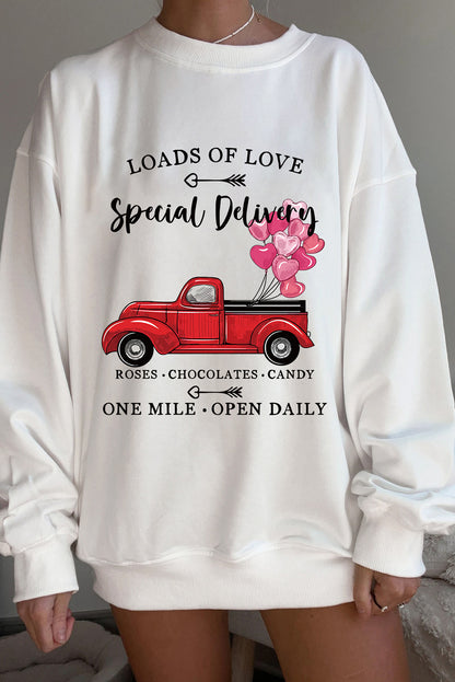 Dark Blue Oversized Solid Drop Shoulder Sweatshirt