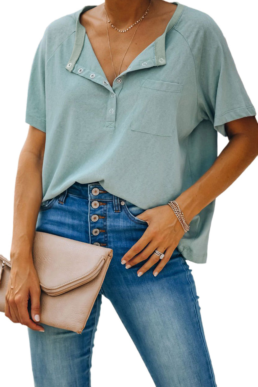 T-shirt à poches Snaps 