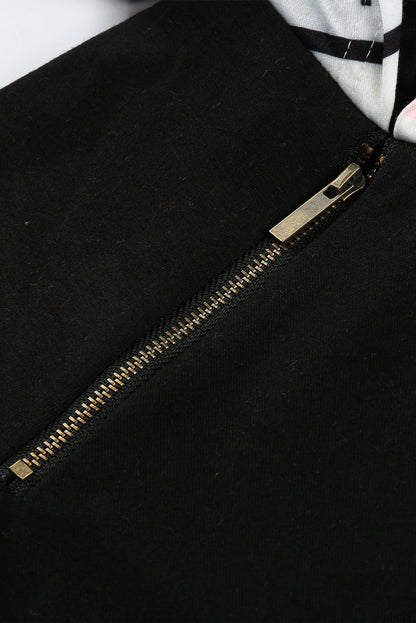 Sweat à capuche avec trou pour le pouce Double Hoods