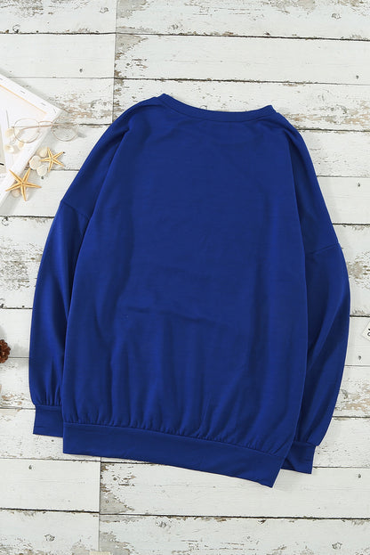 Need My Coffee Pocketed Pullover White Sweatshirt