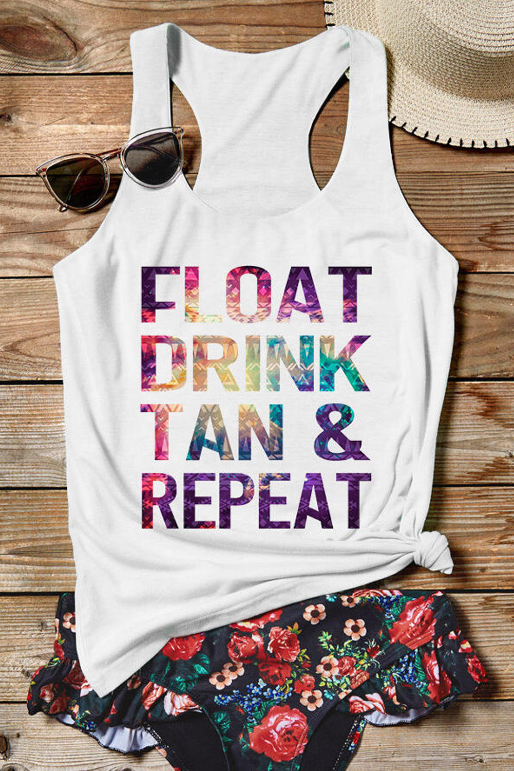 Camiseta sin mangas con estampado de RIVER LIFE