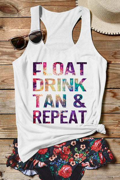 Camiseta sin mangas con estampado de RIVER LIFE