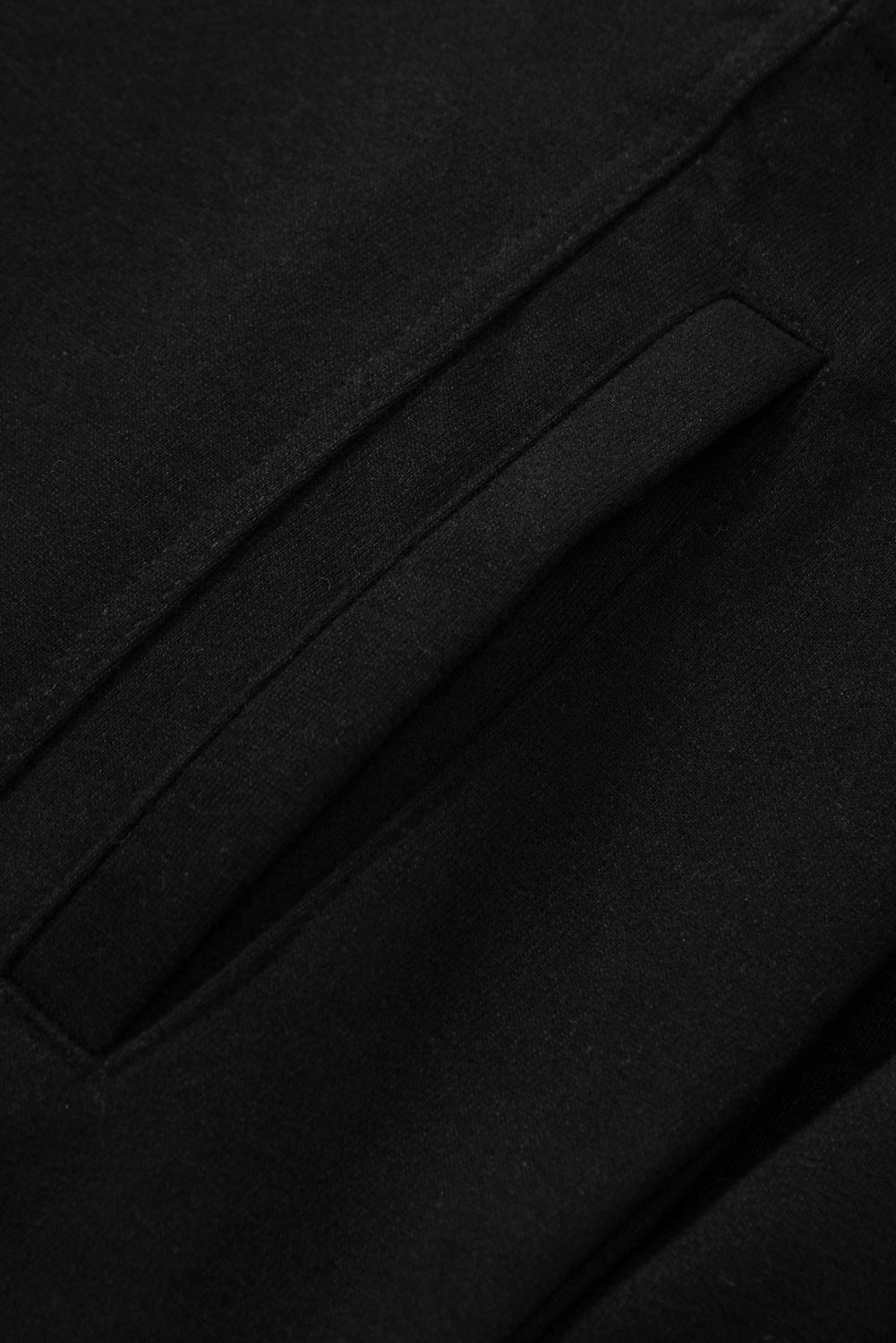 Sweat à capuche à manches longues et demi-fermeture éclair avec poche 