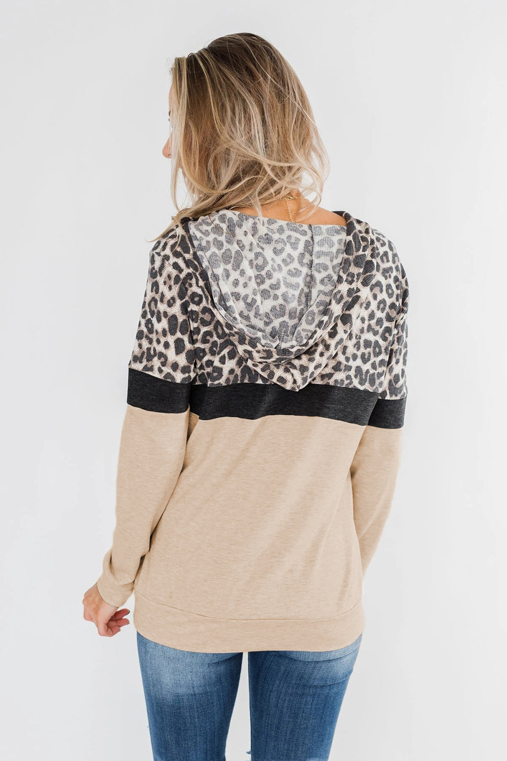 Sweat à capuche color block Into the Jungle 