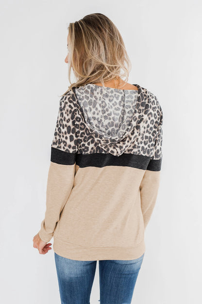 Sweat à capuche color block Into the Jungle 