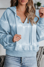 Cotton Pocketed Tie-dye Hoodie