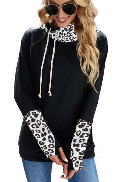 Sweat à capuche avec trou pour le pouce Double Hoods