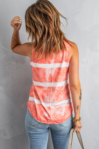 Tie-dye Print Tank Top