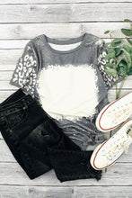 Bleached Leopard Short Sleeve T-shirt - HannaBanna Clothing