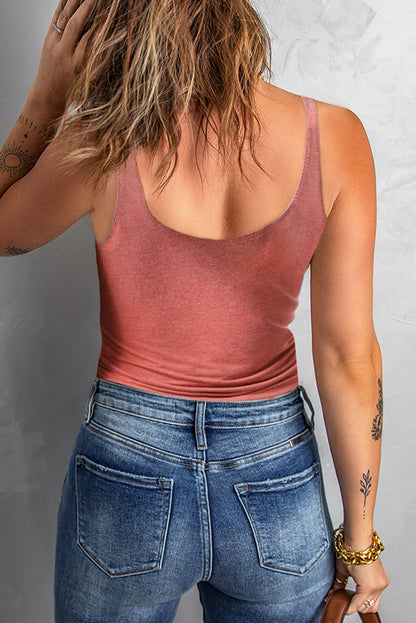 Débardeur froncé à lacets