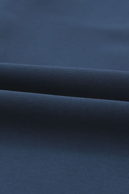 Mono largo de pernera ancha con fruncido y manga alborotada