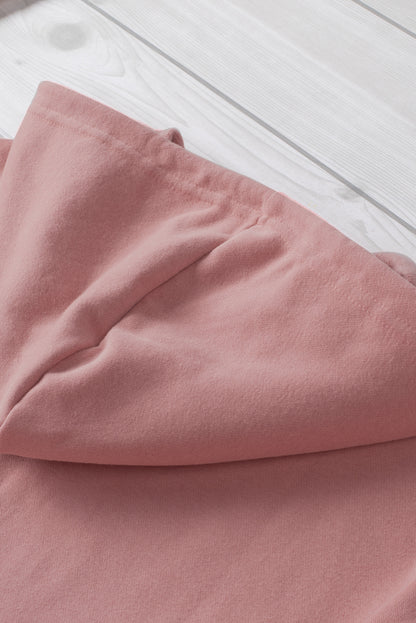 Sweat à capuche à manches longues et demi-fermeture éclair avec poche 