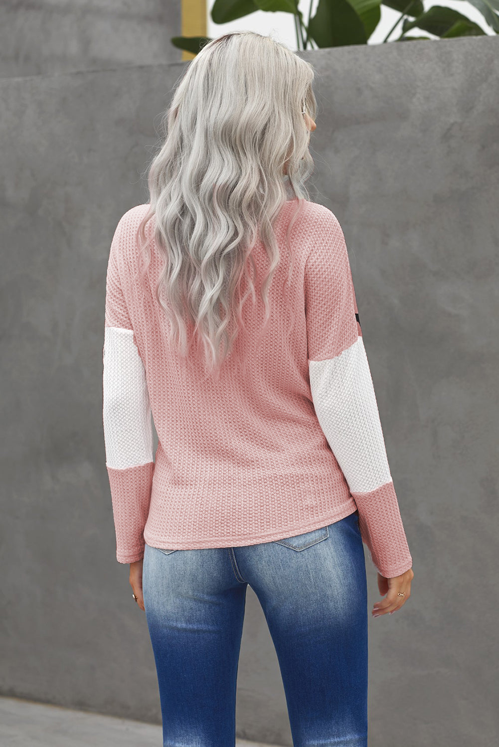 Color Block Leopard Tie Top