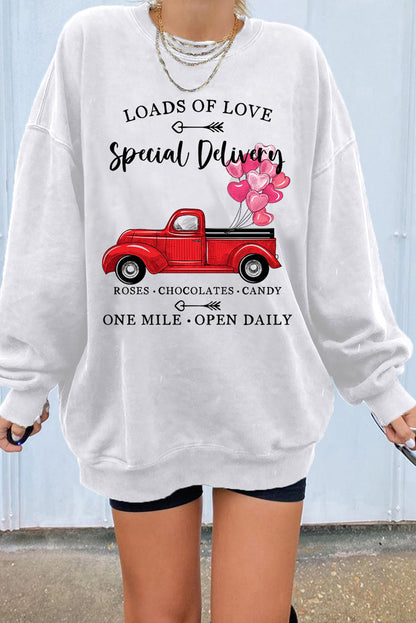 Dark Blue Oversized Solid Drop Shoulder Sweatshirt