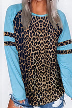 Raglan Sleeve Leopard Blouse