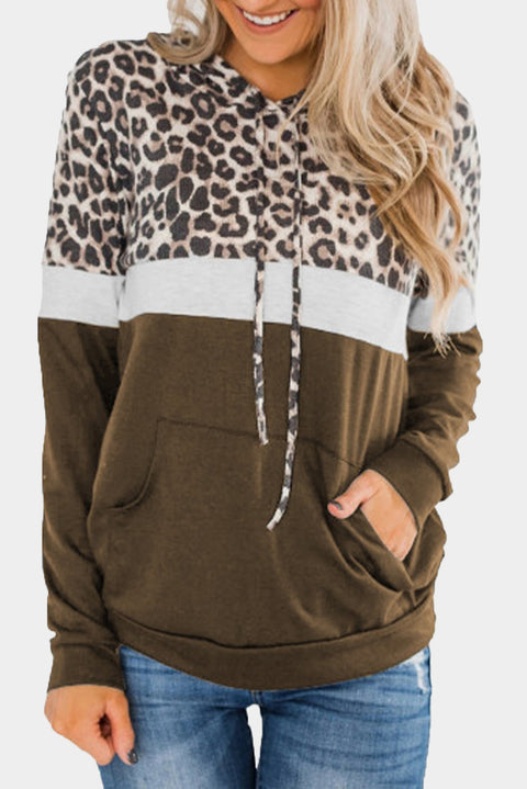 Into the Jungle Color Block Hoodie