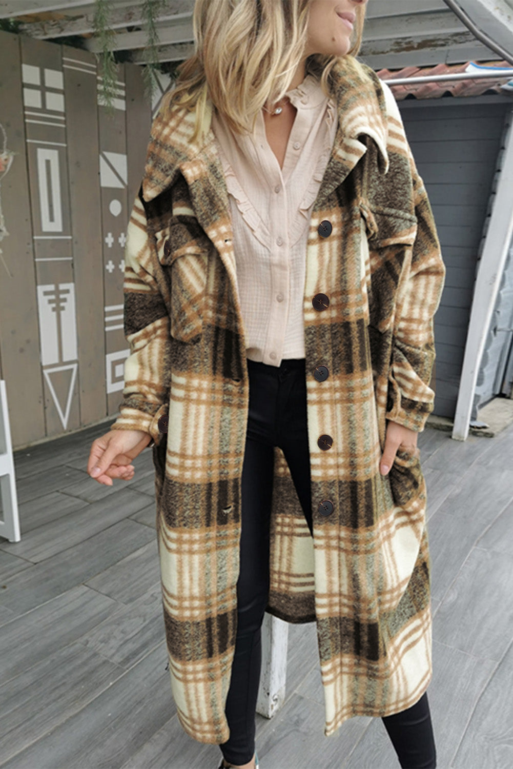 Pocketed Grid Pattern Overcoat