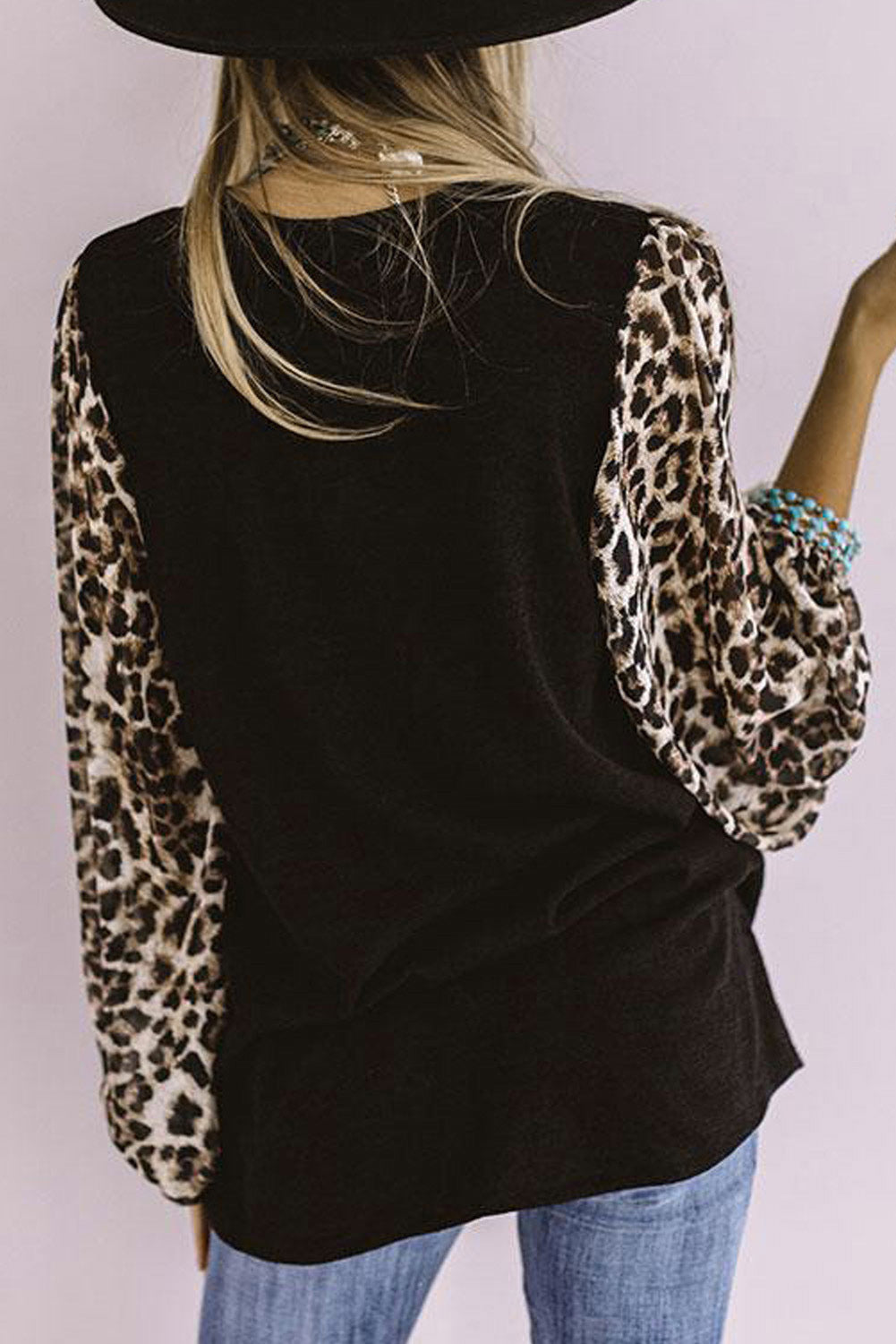 Top recto con estampado de leopardo Sweet Spot