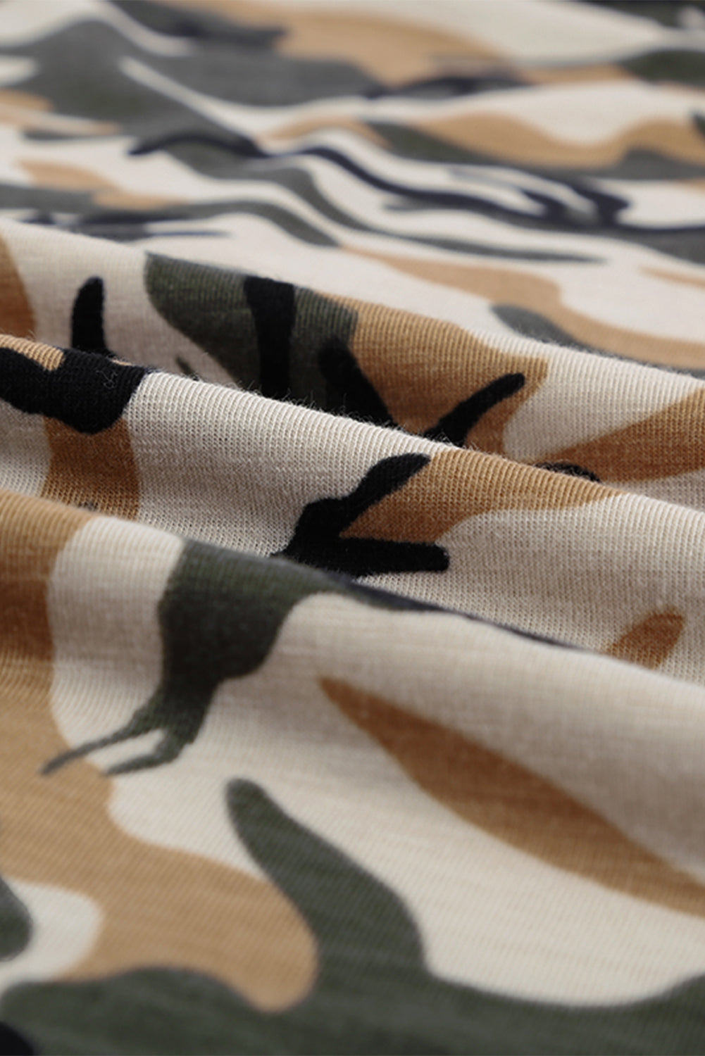 T-shirt à manches courtes et volants imprimés